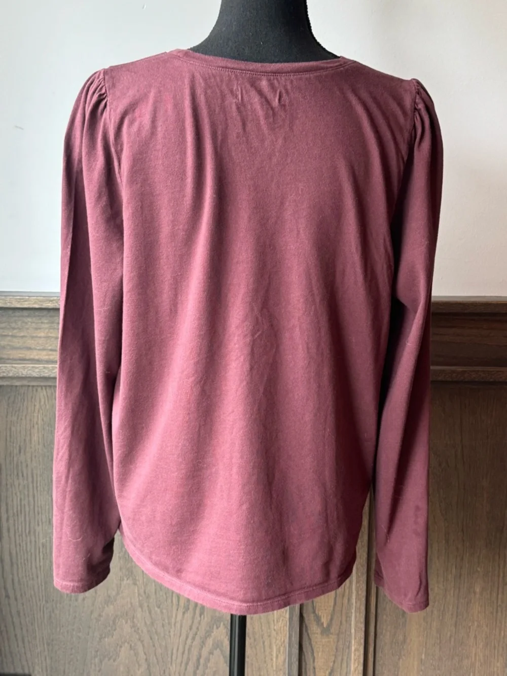 Madewell Long Sleeve Crewneck Top XLarge - Picture 3 of 6